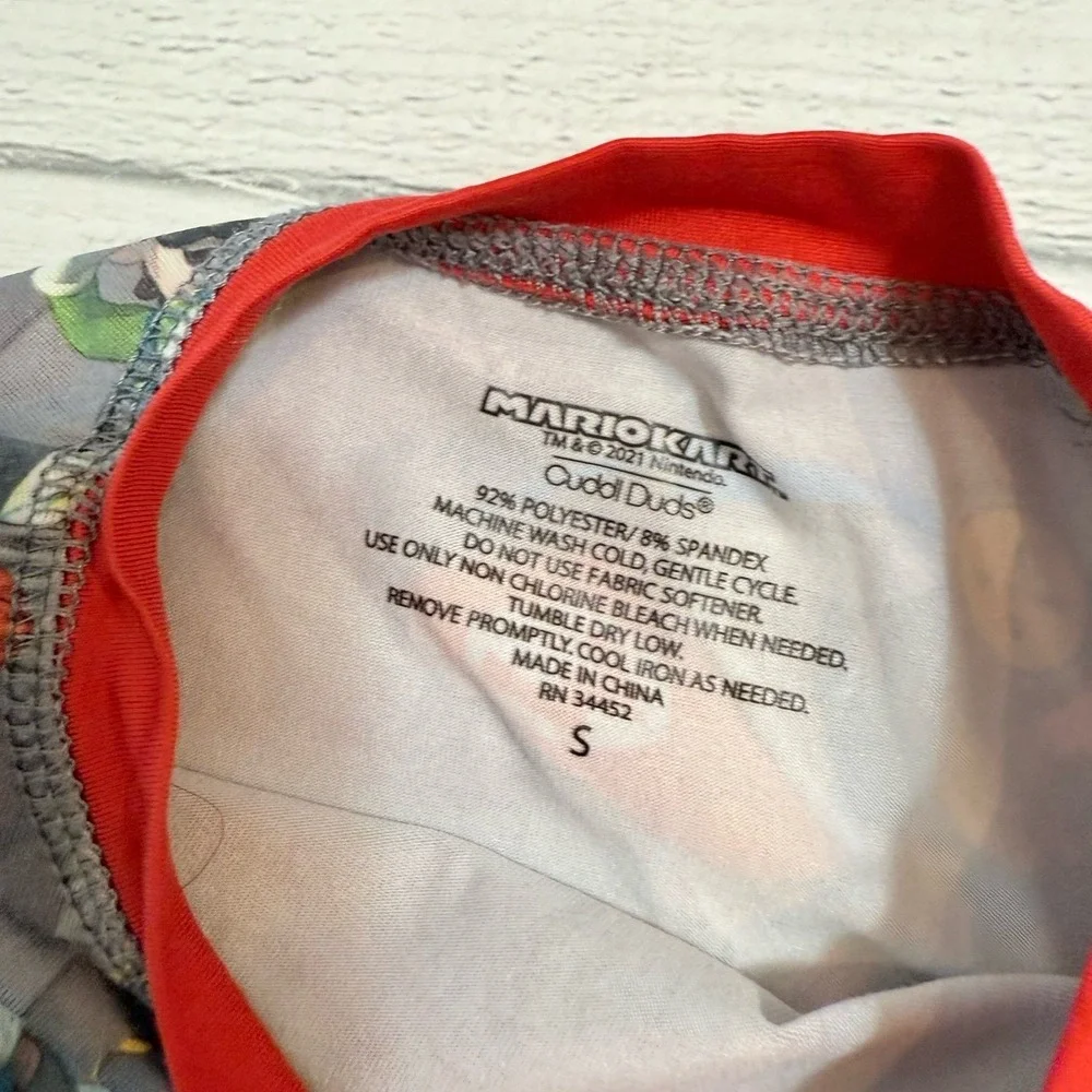 cuddl duds‎ mario kart kids baselayer set youth small